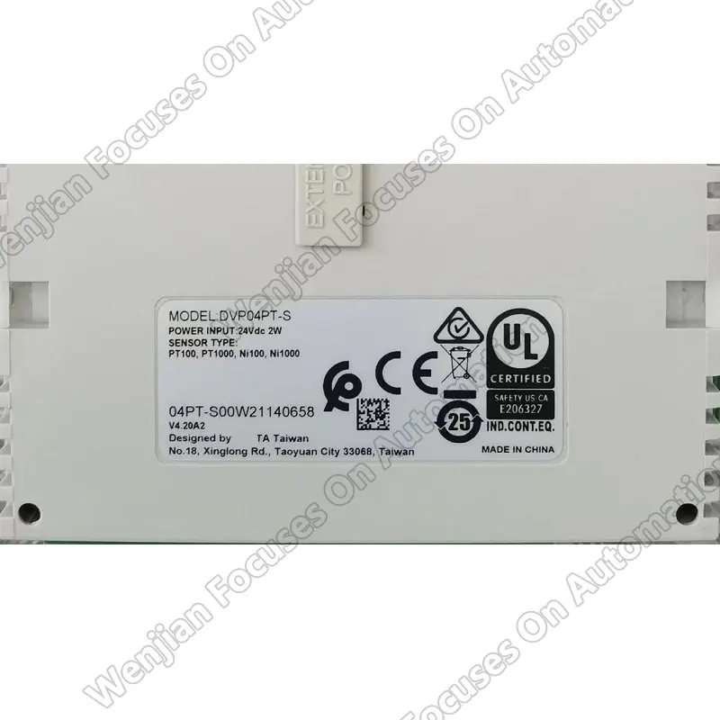 PLC DVP-S Series DVP04PT-S DVP06PT-S DVP04TC-S Temperature Measurement Sensor Module Expansion Module Programmable Control
PLC DVP-S Series DVP04PT-S DVP06PT-S DVP04TC-S Temperature Measurement Sensor Module Expansion Module Programmable Control