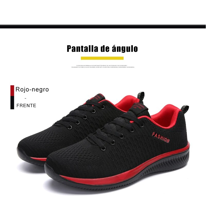 Zapatillas de deporte de punto para hombre y mujer, zapatillas deportivas transpirables para correr, caminar y gimnasio Zapatillas de deporte de punto para hombre y mujer, zapatillas deportivas transpirables para correr, caminar y gimnasio