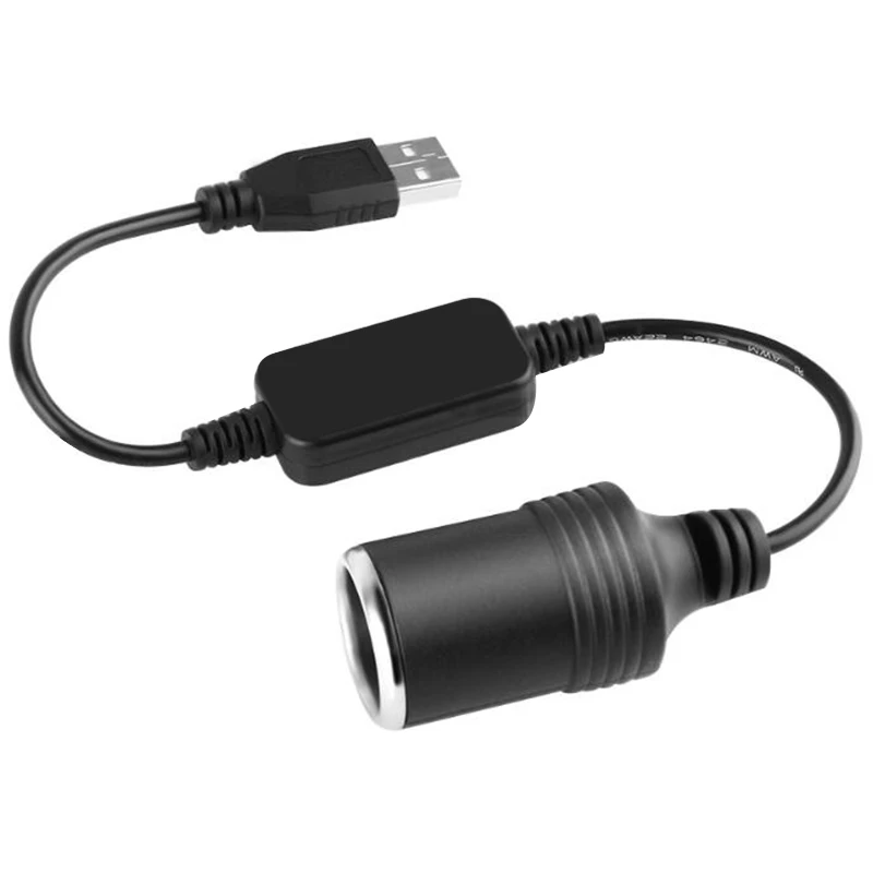 Автомобильный USB-конвертер с 5 В на 12 В, адаптер, проводной контроллер, универсальный порт, гнездо прикуривателя, Женский шнур питания, внешний аккумулятор DVR
Автомобильный USB-конвертер с 5 В на 12 В, адаптер, проводной контроллер, универсальный порт, гнездо прикуривателя, Женский шнур питания, внешний аккумулятор DVR