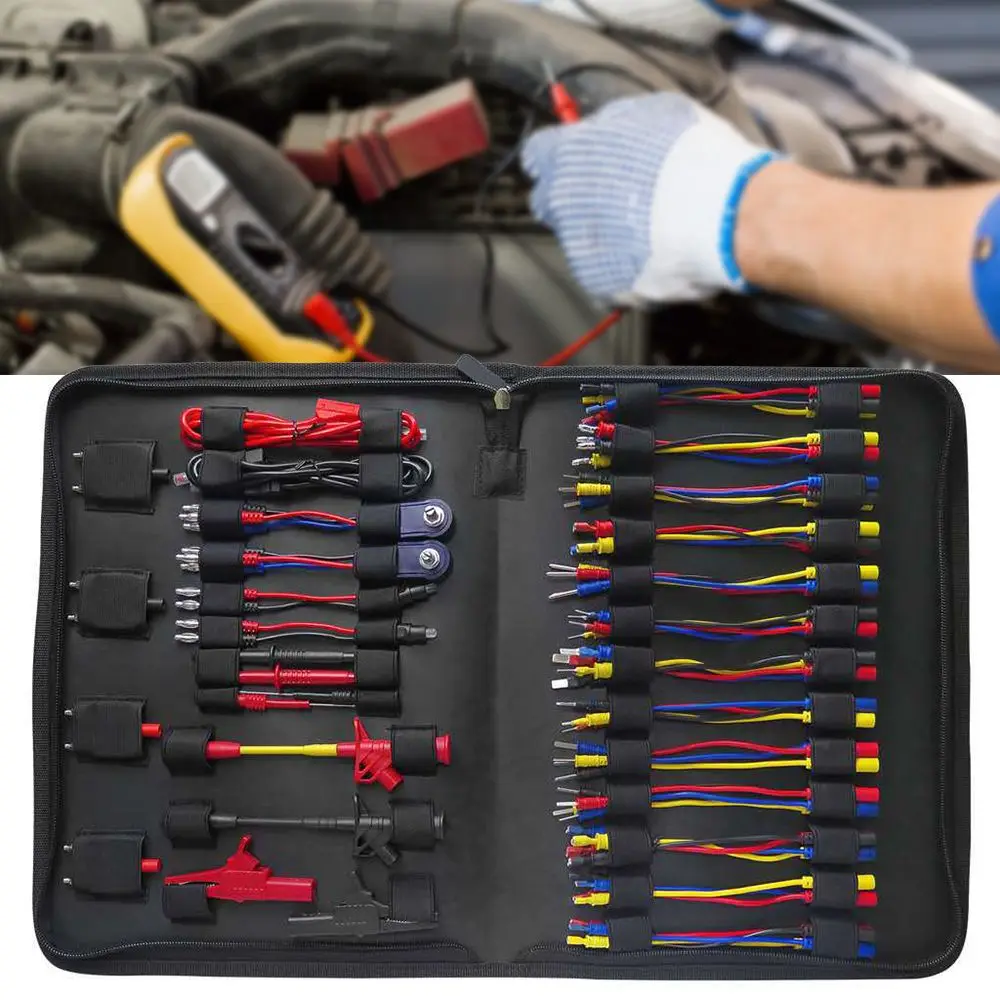 Universal Automotive Test Leads Set Repair Test Leads Multimeter Test Lead Kits Set Electronic Connectors Cables
Universal Automotive Test Leads Set Repair Test Leads Multimeter Test Lead Kits Set Electronic Connectors Cables