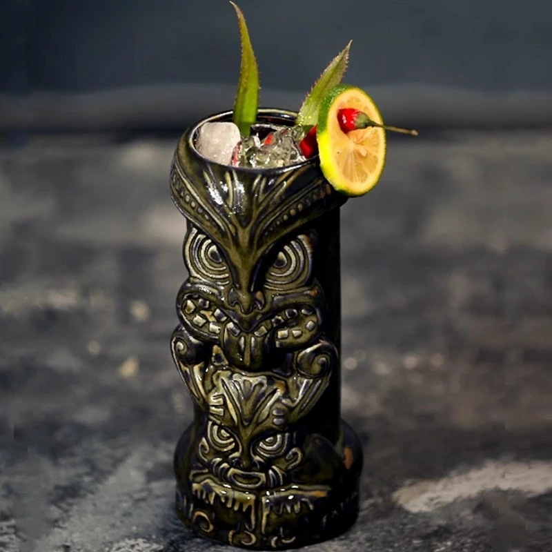 630ml Ceramic Tiki Mug Creative Porcelain Beer Wine Mug Cup Bar Tool
630ml Ceramic Tiki Mug Creative Porcelain Beer Wine Mug Cup Bar Tool