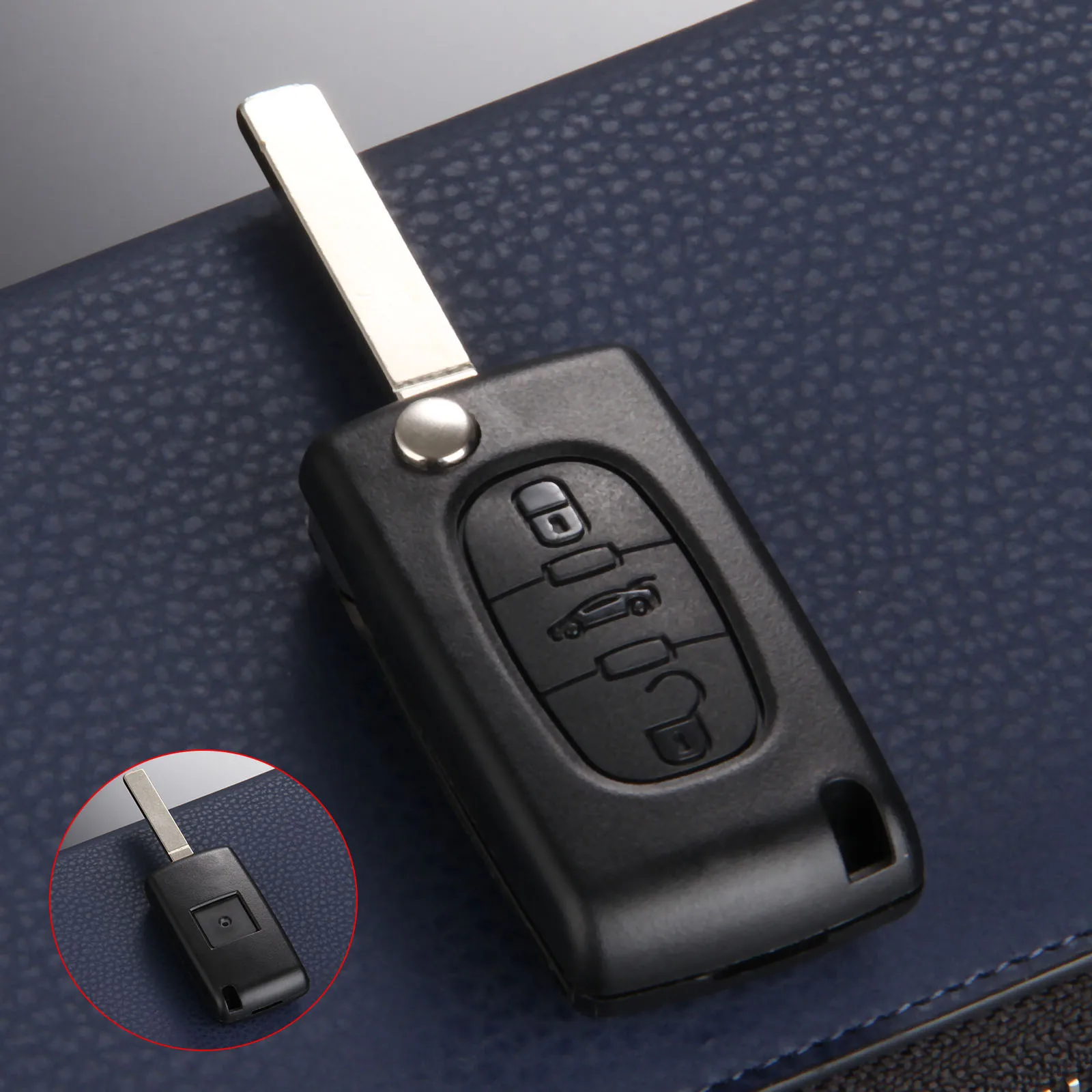 3 Buttons Remote Flip Folding Key Fob Case Key Shell Repair For Peugeot 207 307 308 407 607 Replacement Car Key Fob Cover
3 Buttons Remote Flip Folding Key Fob Case Key Shell Repair For Peugeot 207 307 308 407 607 Replacement Car Key Fob Cover