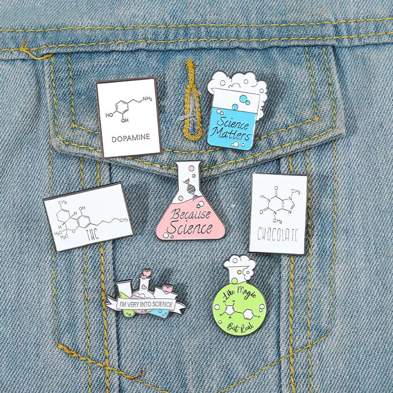 I'm Very Into Science Enamel Pins Custom Molecular Brooches Like Magic But Real Lapel Badges Scientist Jewelry Gift for Friends
I'm Very Into Science Enamel Pins Custom Molecular Brooches Like Magic But Real Lapel Badges Scientist Jewelry Gift for Friends