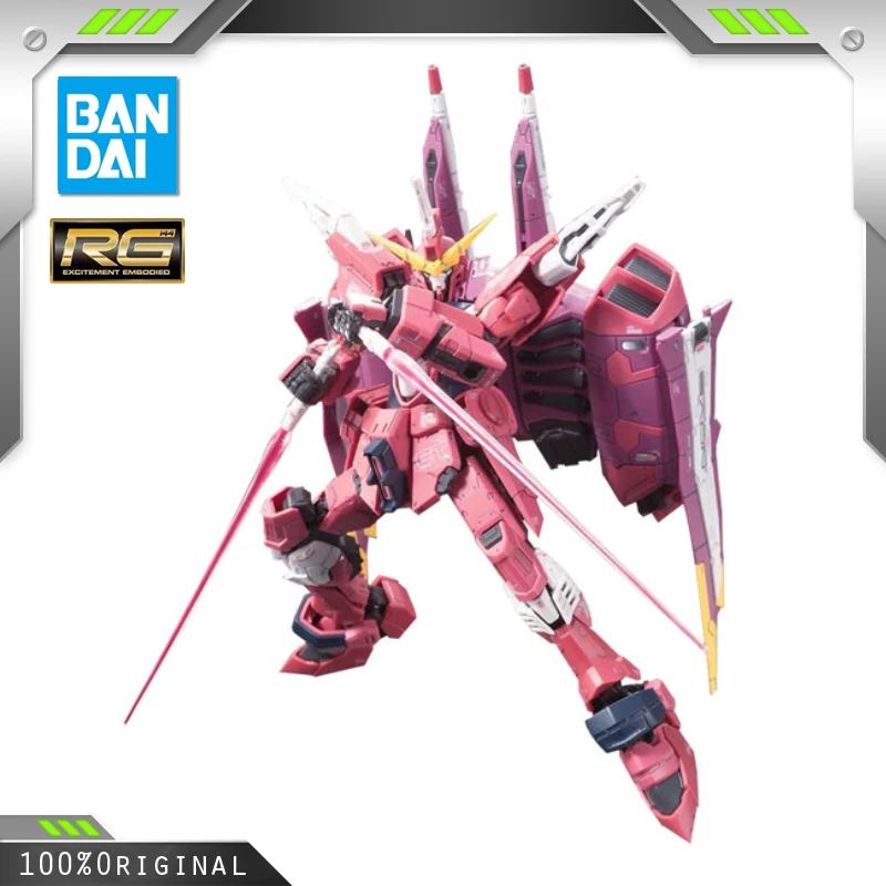 BANDAI Anime RG 1/144 ZGMF-X09A JUSTICE GUNDAM New Mobile Report Wing Assembly Plastic Model Kit Action Toy Figures Gift
BANDAI Anime RG 1/144 ZGMF-X09A JUSTICE GUNDAM New Mobile Report Wing Assembly Plastic Model Kit Action Toy Figures Gift