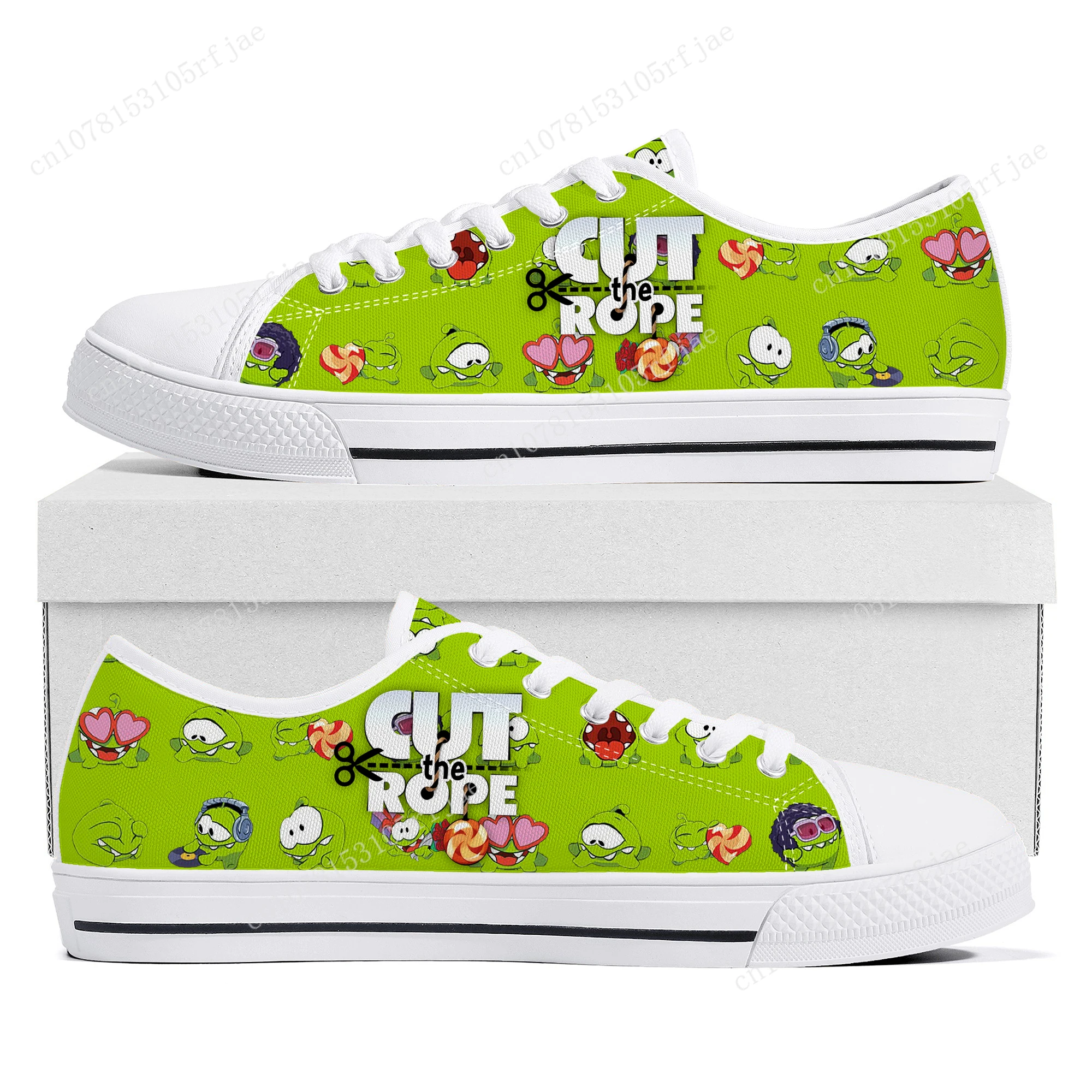 Cut The Rope Low Top Sneakers Cartoon Game Womens Mens Teenager High Quality Fashion Canvas Sneaker Couple Custom Built Shoes
Cut The Rope Low Top Sneakers Cartoon Game Womens Mens Teenager High Quality Fashion Canvas Sneaker Couple Custom Built Shoes