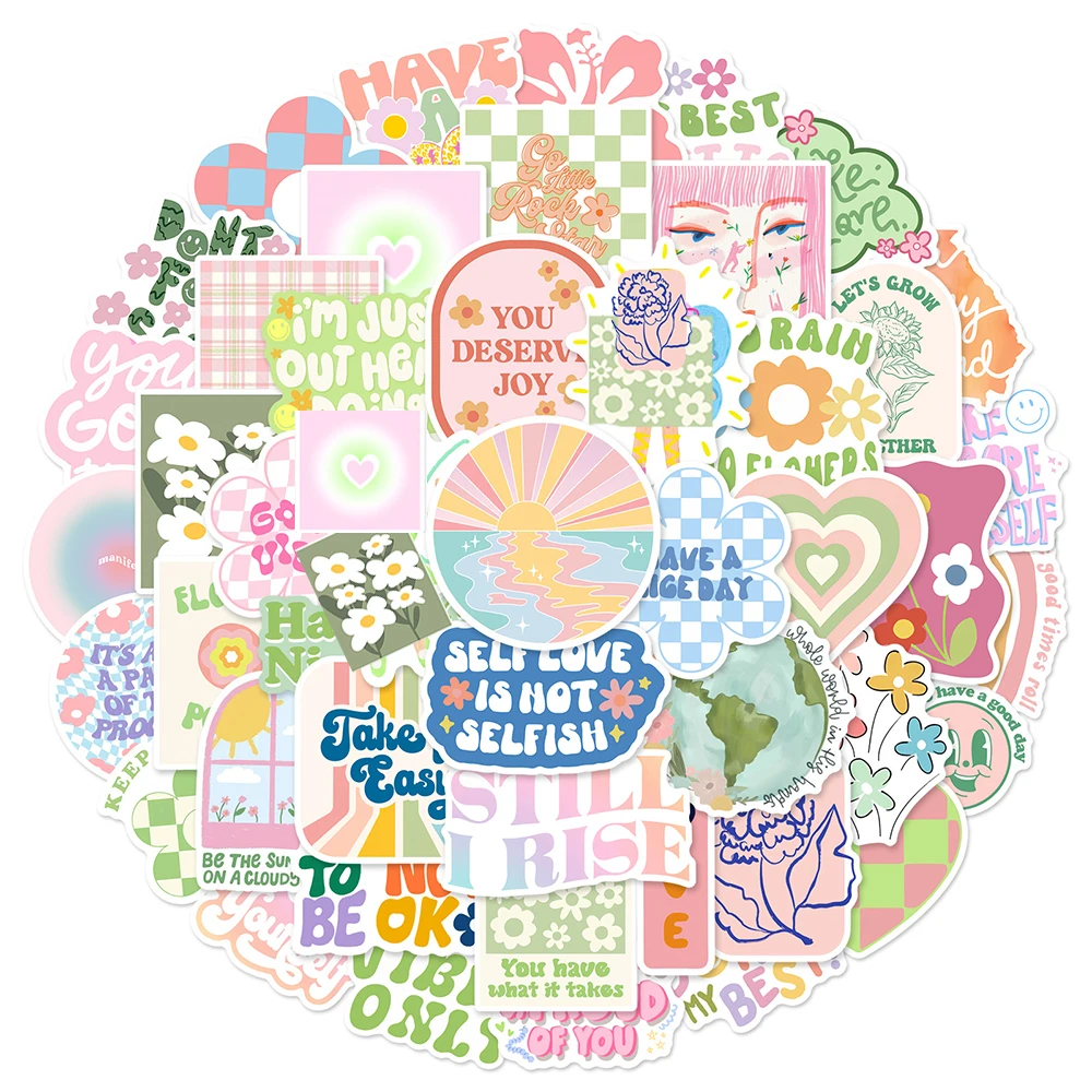 10/30/50pcs Cute Motivational Phrase Girl Pink Style Cartoon Stickers Inspirational Decals Laptop Guitar Diary Aesthetic Sticker
10/30/50pcs Cute Motivational Phrase Girl Pink Style Cartoon Stickers Inspirational Decals Laptop Guitar Diary Aesthetic Sticker
