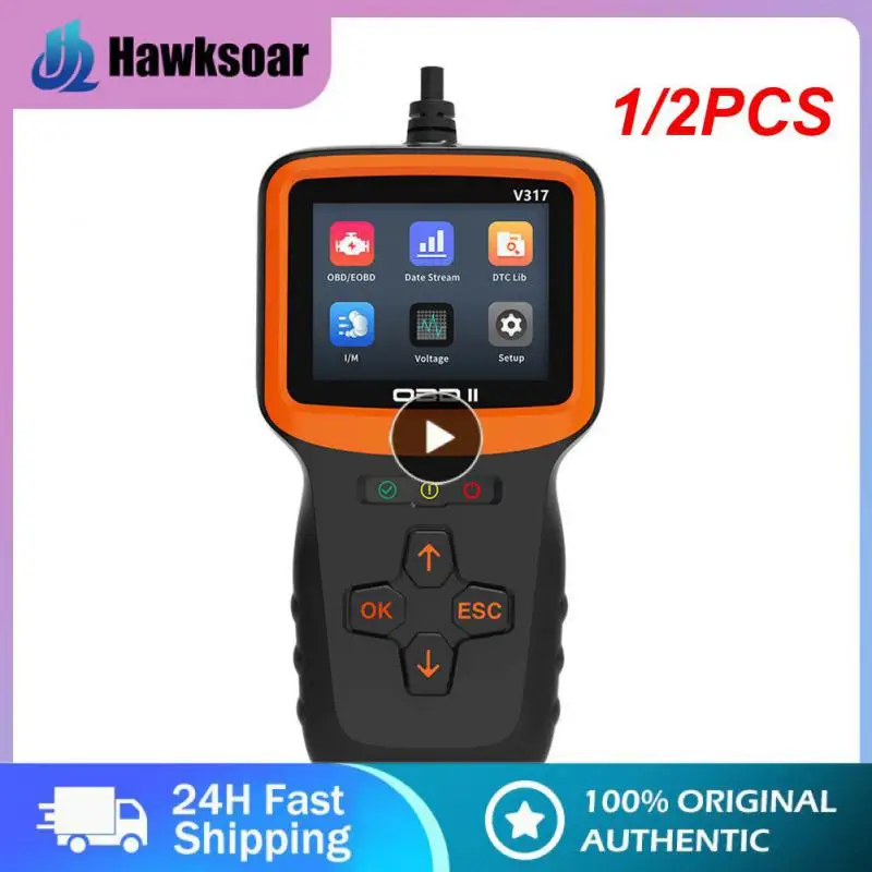 1/2PCS 2 Real-time Oxygen Sensor Test Automobile Fault Detector OBD II EOBD Code Reader V317 Car Diagnostic Tool
1/2PCS 2 Real-time Oxygen Sensor Test Automobile Fault Detector OBD II EOBD Code Reader V317 Car Diagnostic Tool