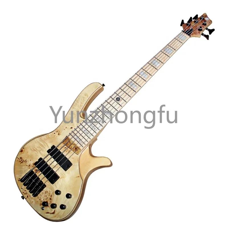 5 Strings Original Wood Electric Bass Guitar Bolt-on Neck with Chrome Hardware,Active Circuit
5 Strings Original Wood Electric Bass Guitar Bolt-on Neck with Chrome Hardware,Active Circuit
