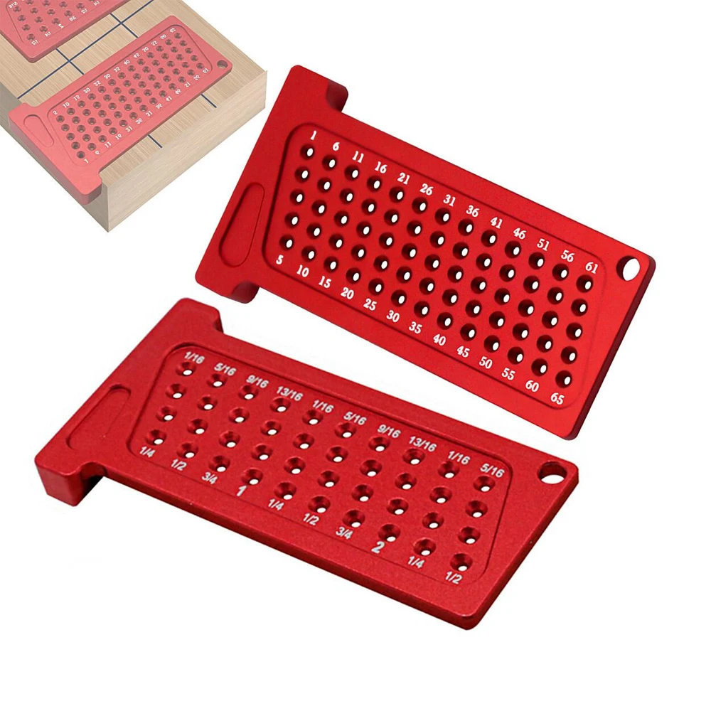 Measuring Tools Precision T-type Hole Ruler Aluminum Ruler Woodworking Metric/Inch Mini Crossed-out Hole Scribing Tool
Measuring Tools Precision T-type Hole Ruler Aluminum Ruler Woodworking Metric/Inch Mini Crossed-out Hole Scribing Tool