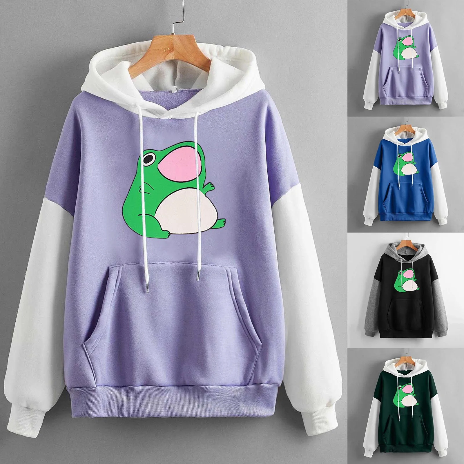 Women Cute Cartoon Print Hoodie Sweatshirt Colorblock Long Sleeve Zip up Hoodies for Women Lightweight Snap Front Hoodie Women
Women Cute Cartoon Print Hoodie Sweatshirt Colorblock Long Sleeve Zip up Hoodies for Women Lightweight Snap Front Hoodie Women
