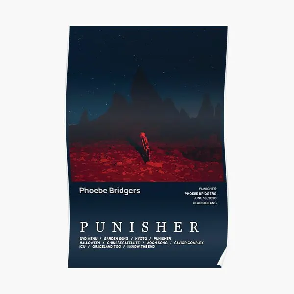 Phoebe Bridgers Punisher Tracklist Poster Room Art Vintage Decor Home Picture Modern Decoration Wall Print Painting No Frame
Phoebe Bridgers Punisher Tracklist Poster Room Art Vintage Decor Home Picture Modern Decoration Wall Print Painting No Frame