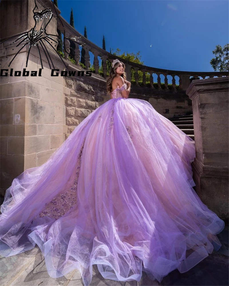Mexico Purple Sweetheart Quinceanera Dress 2023 Appliques Corset Prom Dress Princess Ball Gown Sweet 16 Robe De Bal
Mexico Purple Sweetheart Quinceanera Dress 2023 Appliques Corset Prom Dress Princess Ball Gown Sweet 16 Robe De Bal