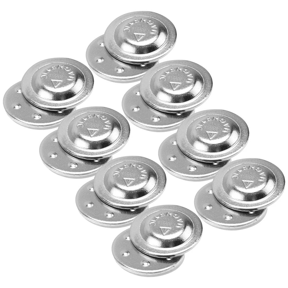 

8 Pcs Round Magnets Magnetic Badge Clasp for Name Business Cards ID Holder Paper