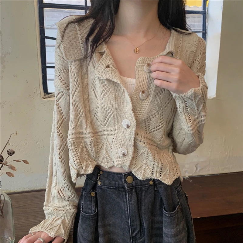Women Autumn Knitted Sweater Long Sleeve Blouse Womens Coat Kawaii Sweater Knitted Cardigan Women Cropped Cardigan
Women Autumn Knitted Sweater Long Sleeve Blouse Womens Coat Kawaii Sweater Knitted Cardigan Women Cropped Cardigan