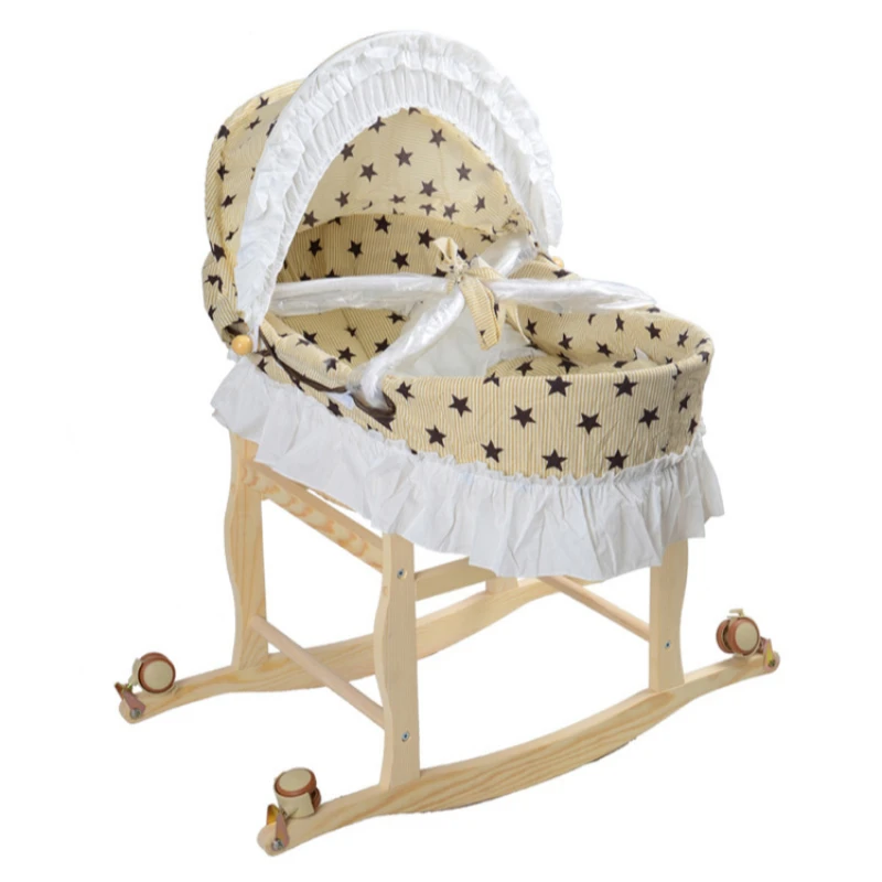 Crib Bassinet for Newborn Baby Stroller Roller Crib Rocking Portable Sleeping Basket with Mosquito Net Baby Bassinet Stroller
Crib Bassinet for Newborn Baby Stroller Roller Crib Rocking Portable Sleeping Basket with Mosquito Net Baby Bassinet Stroller