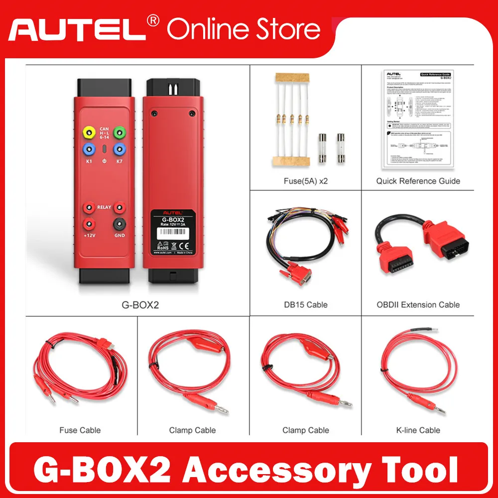 Original Autel G-BOX2 Accessory Tool for Mercedes Benz All Key Lost Used with Autel MaxiIM IM608/ IM508
Original Autel G-BOX2 Accessory Tool for Mercedes Benz All Key Lost Used with Autel MaxiIM IM608/ IM508