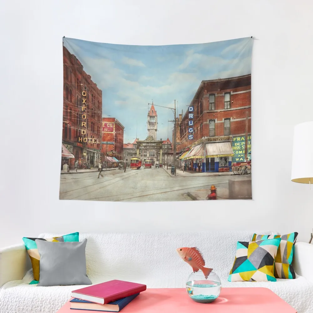 City - Denver Colorado - Welcome to Denver 1908 Tapestry Living Room Decoration Wall Hanging Wall Carpet Wall Tapestry
City - Denver Colorado - Welcome to Denver 1908 Tapestry Living Room Decoration Wall Hanging Wall Carpet Wall Tapestry