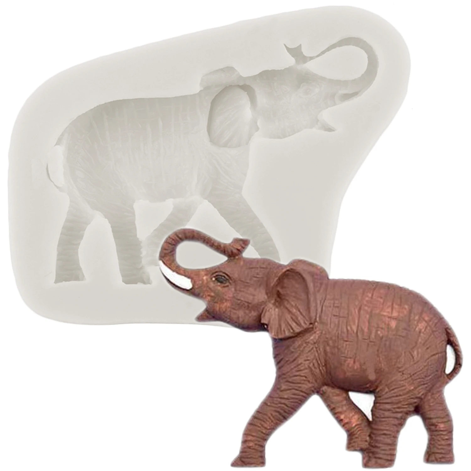 

Elephant Silicone Mold Sugarcraft Fondant Cake Decorating Tools Chocolate Gumpaste Moulds Candy Mould Polymer Clay Molds