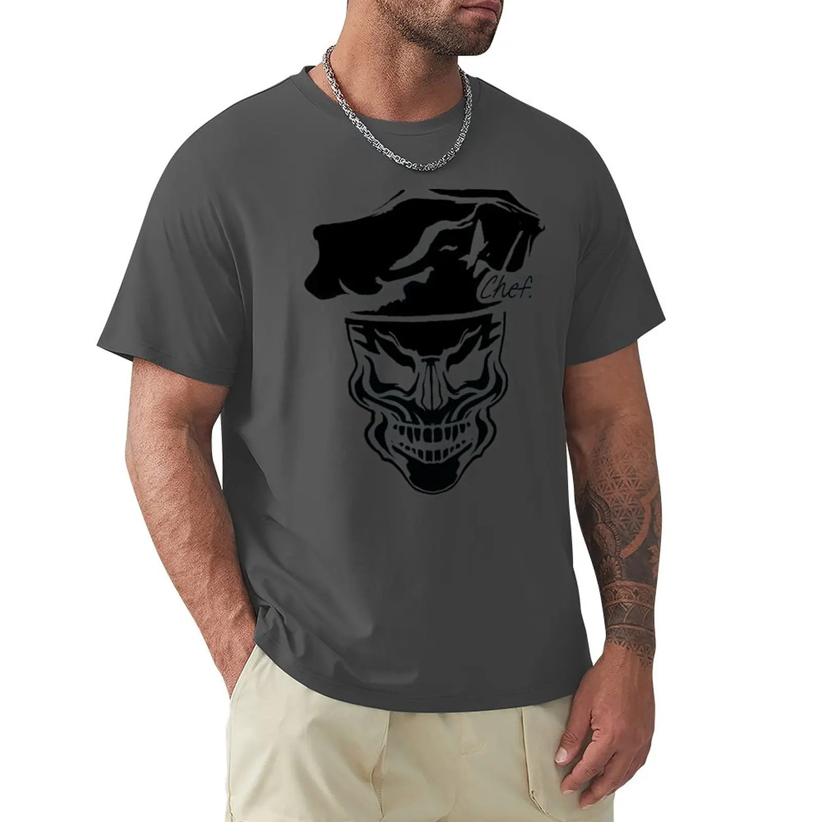 Chef Skull T-Shirt boys animal print shirt sports fan t-shirts Aesthetic clothing designer t shirt men
Chef Skull T-Shirt boys animal print shirt sports fan t-shirts Aesthetic clothing designer t shirt men