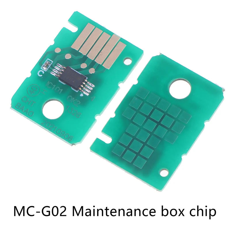 2Pcs MC-G02 Maintenance Box Chip Compatible With G1820 G2820 G3820 G2860 G3860 Waste Ink Tank Chip
2Pcs MC-G02 Maintenance Box Chip Compatible With G1820 G2820 G3820 G2860 G3860 Waste Ink Tank Chip
