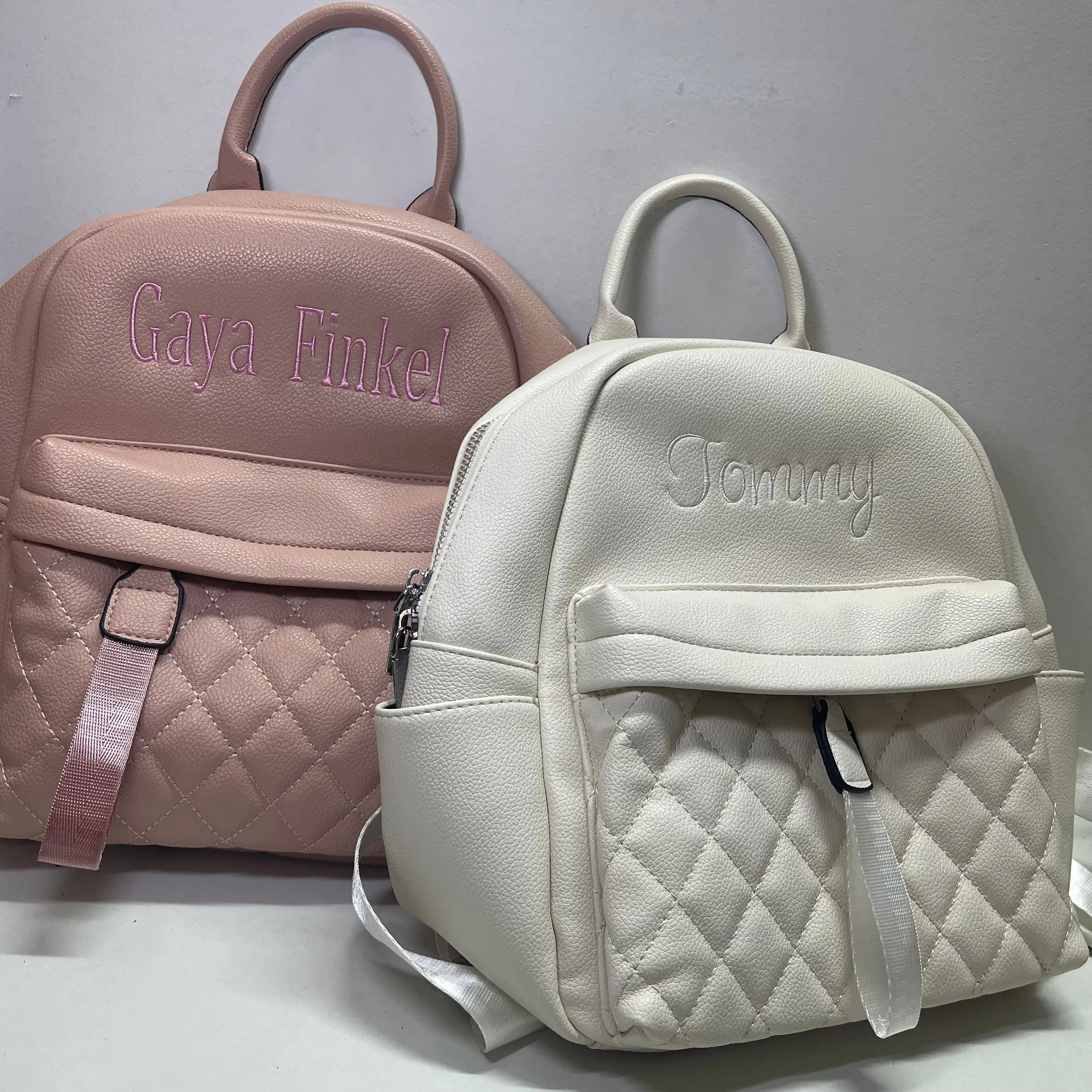 Embroidery Name Backpack Women's PU Bag Fashion Ladies Gift High Quality PU Backpack Personalized Girls Outdoor Small Backpack
Embroidery Name Backpack Women's PU Bag Fashion Ladies Gift High Quality PU Backpack Personalized Girls Outdoor Small Backpack