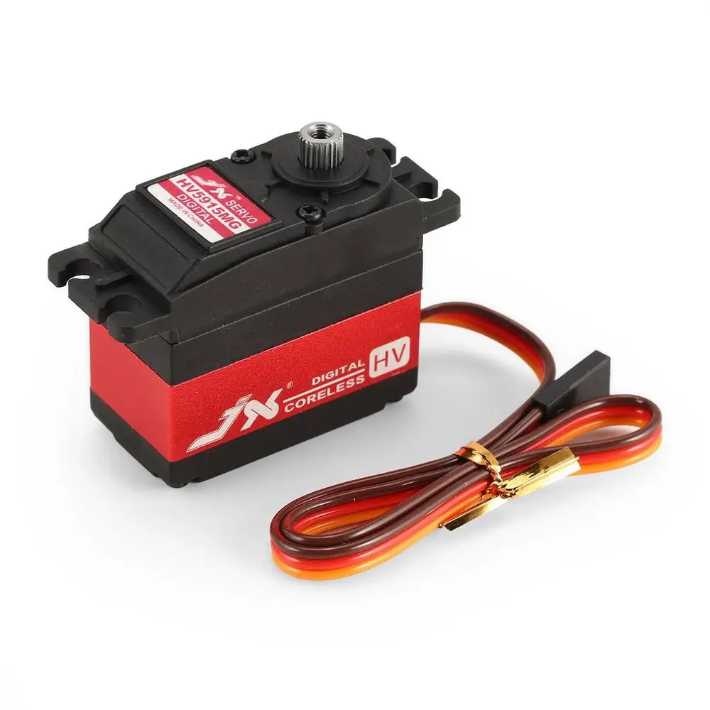 JX PDI-HV5915MG 15.83kg Metal Gear Steering Digital Coreless Servo with HV High Torque Voltage for RC 600-700 Helicopter DIY
JX PDI-HV5915MG 15.83kg Metal Gear Steering Digital Coreless Servo with HV High Torque Voltage for RC 600-700 Helicopter DIY