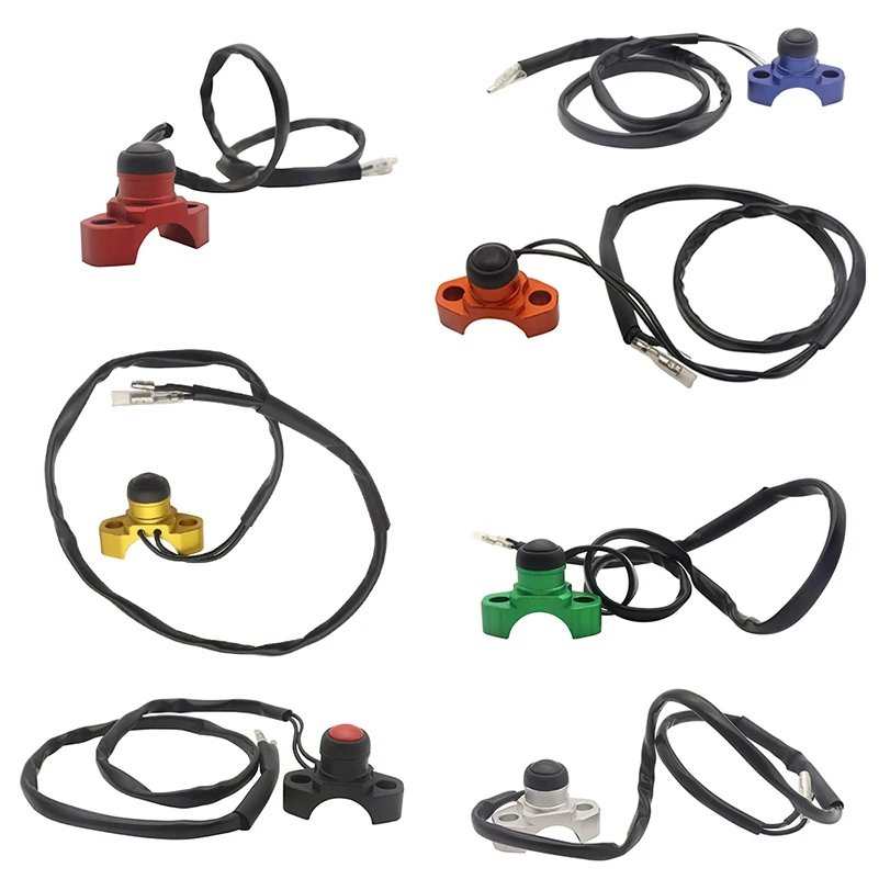 Motorcycle Start Kill Switch Engine ON OFF Button Universal Aluminum For Scooters ATV Dirt Bike CRF250 Part
Motorcycle Start Kill Switch Engine ON OFF Button Universal Aluminum For Scooters ATV Dirt Bike CRF250 Part