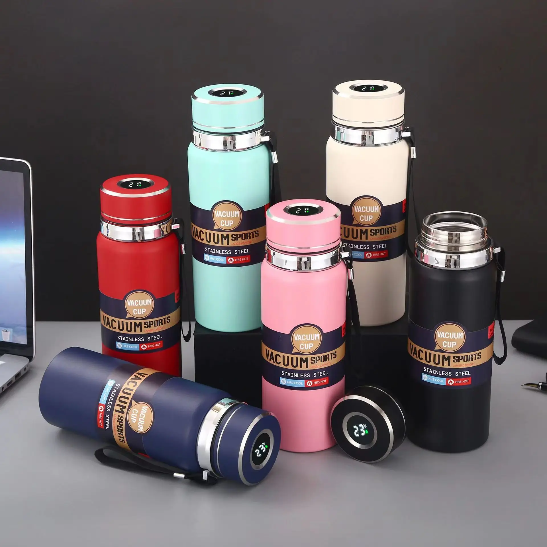 600ml/800ml/1000ml Smart Thermos Water Bottle Intelligent Temperature Display Stainless Steel Thermal Thermos Portable Flask Cup
600ml/800ml/1000ml Smart Thermos Water Bottle Intelligent Temperature Display Stainless Steel Thermal Thermos Portable Flask Cup