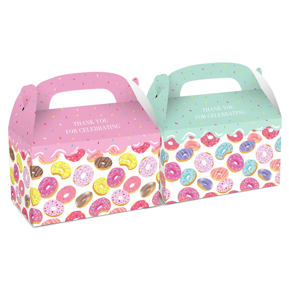 DD003 4Pcs Favor Box for Donuts Grow Up Theme Birthday Party Candy Cookies Gift Bags Treat Box Girls Baby Shower Decorations Box 
DD003 4Pcs Favor Box for Donuts Grow Up Theme Birthday Party Candy Cookies Gift Bags Treat Box Girls Baby Shower Decorations Box