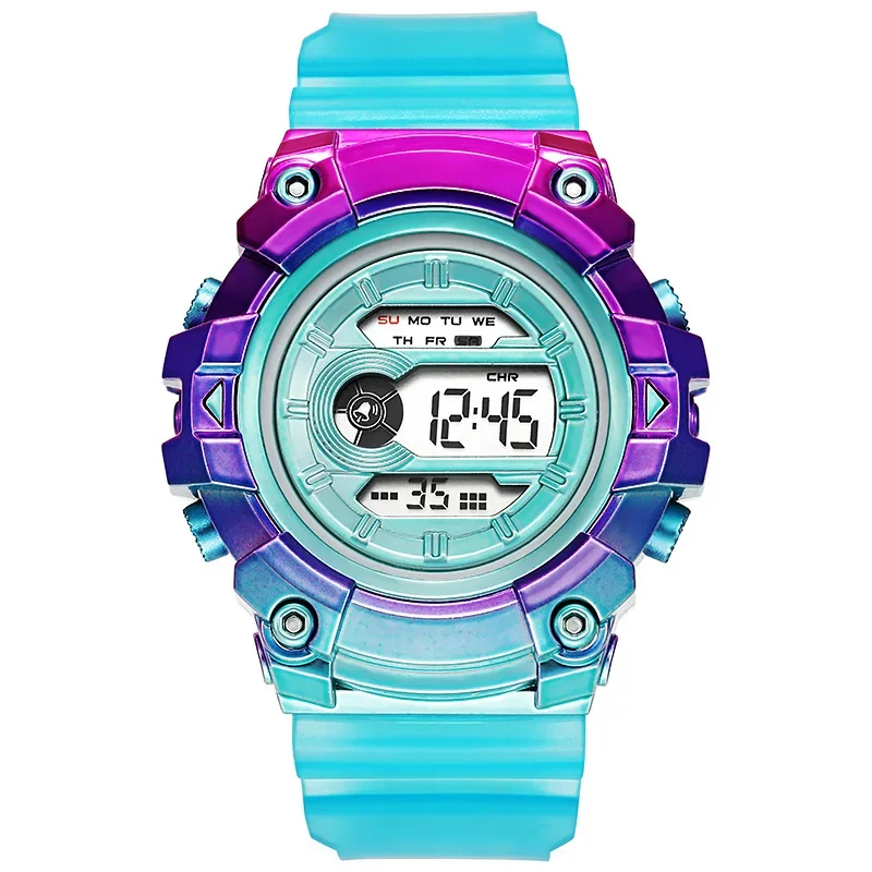 Gradient Colorful Women Watches Luminous Casual Digital Sport Watch Gift Clock LED Girl Lovers Wristwatch Fashion Female Clock
Gradient Colorful Women Watches Luminous Casual Digital Sport Watch Gift Clock LED Girl Lovers Wristwatch Fashion Female Clock