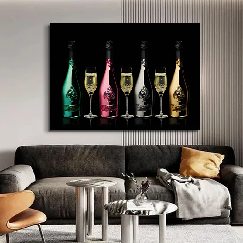 Luxury Champagne Bottle Poster Canvas Painting Fashion Wall Art Picture For Club Living Room Home Decoration Unframed
Luxury Champagne Bottle Poster Canvas Painting Fashion Wall Art Picture For Club Living Room Home Decoration Unframed