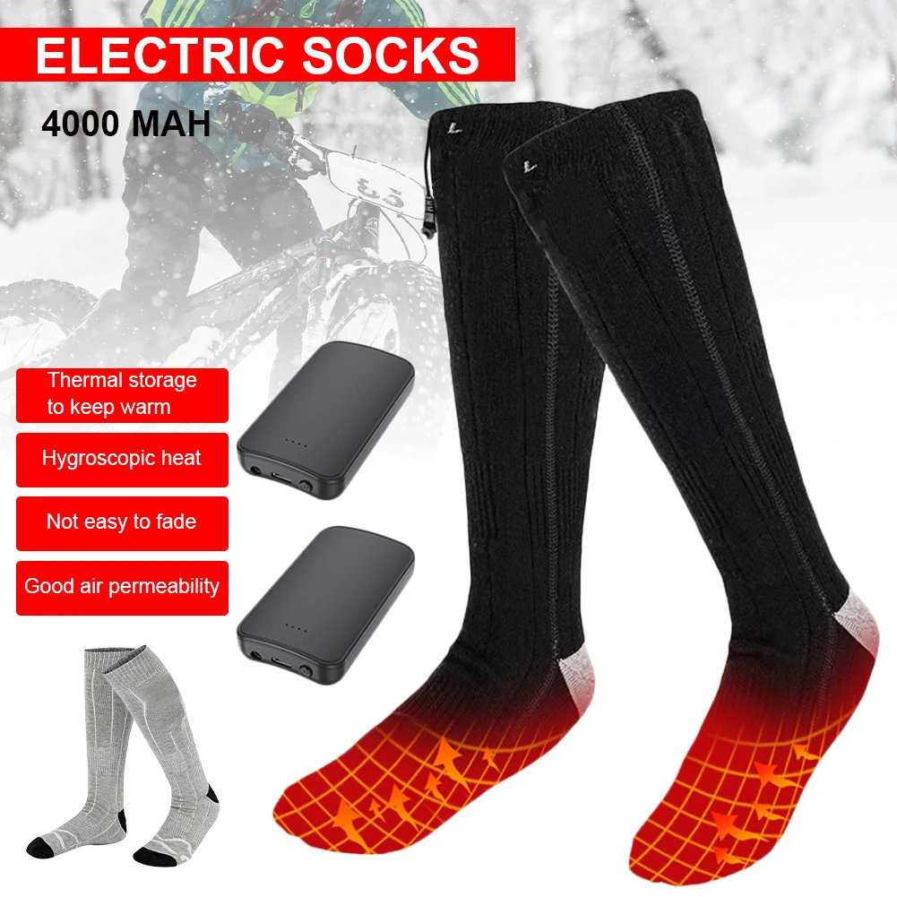 Winter Heated Socks 4500mAh Waterproof 3-level Thermal socks Men Women Heating Foot Warmer Electric Socks Warm Socks Cycling
Winter Heated Socks 4500mAh Waterproof 3-level Thermal socks Men Women Heating Foot Warmer Electric Socks Warm Socks Cycling