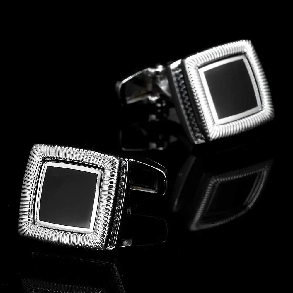 Square Black Interface Metal Cufflinks with Versatile Dual Color Minimalist and Exquisite Business Dating French Shirt Buttons
Square Black Interface Metal Cufflinks with Versatile Dual Color Minimalist and Exquisite Business Dating French Shirt Buttons
