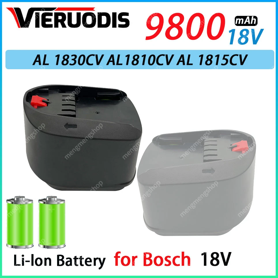 

For Bosch 18V 6.8AH/9.8AH Lithium Ion Rechargeable Tool Battery PBA PST PSB PSR Bosch Home, Garden Tools (TypeC only) AL1810CV