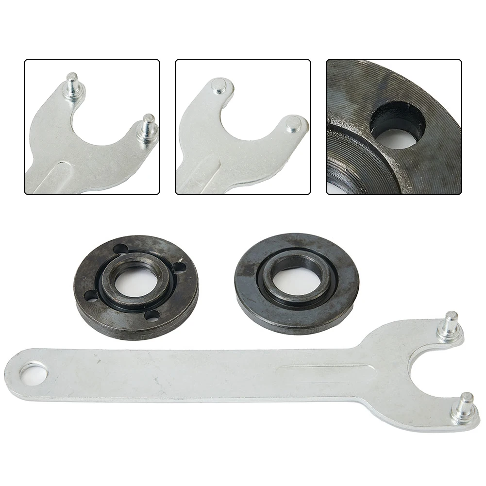 5/8-11 Grinder Flange Angle Wrench Inner Outer Angle Grinder Flange Nut For 4-1/2'' 5'' And 7'' Grinders Replace MAK 224399-1
5/8-11 Grinder Flange Angle Wrench Inner Outer Angle Grinder Flange Nut For 4-1/2'' 5'' And 7'' Grinders Replace MAK 224399-1
