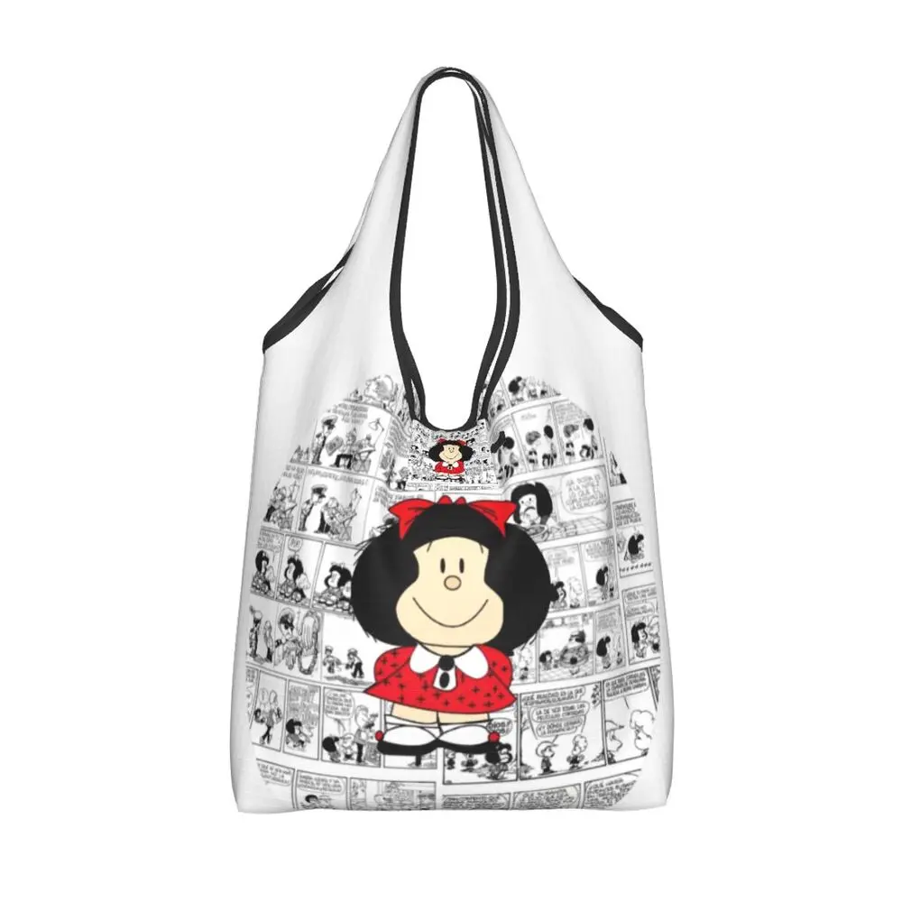 Custom Vintage Mafalda Manga Grocery Shopping Bag 18 S3f89dad26a45471499e3d1c7dfb3dd4cD