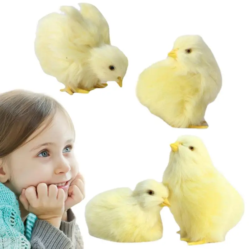 Simulation Chick Toy Simulation Chicken Toys Realistic Plush Little Chick Figurine Furry Animal Toy Chick Animal Doll Cognition
Simulation Chick Toy Simulation Chicken Toys Realistic Plush Little Chick Figurine Furry Animal Toy Chick Animal Doll Cognition
