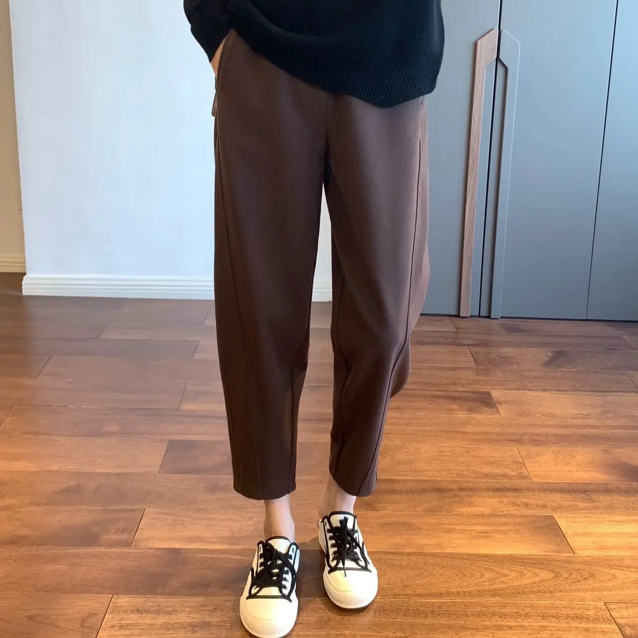 2023 Autumn New Women's Thickeing Fashion All-match Harem Pants Woolen Loose Radish Female Wool Pants 2023 News Pockets L13
2023 Autumn New Women's Thickeing Fashion All-match Harem Pants Woolen Loose Radish Female Wool Pants 2023 News Pockets L13
