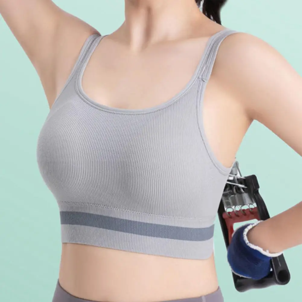 Sports Bra Without Steel Ring Shockproof Push Up Sports Bra with Back Closure Elastic Sweat Absorption No Steel Ring for Women 
Sports Bra Without Steel Ring Shockproof Push Up Sports Bra with Back Closure Elastic Sweat Absorption No Steel Ring for Women