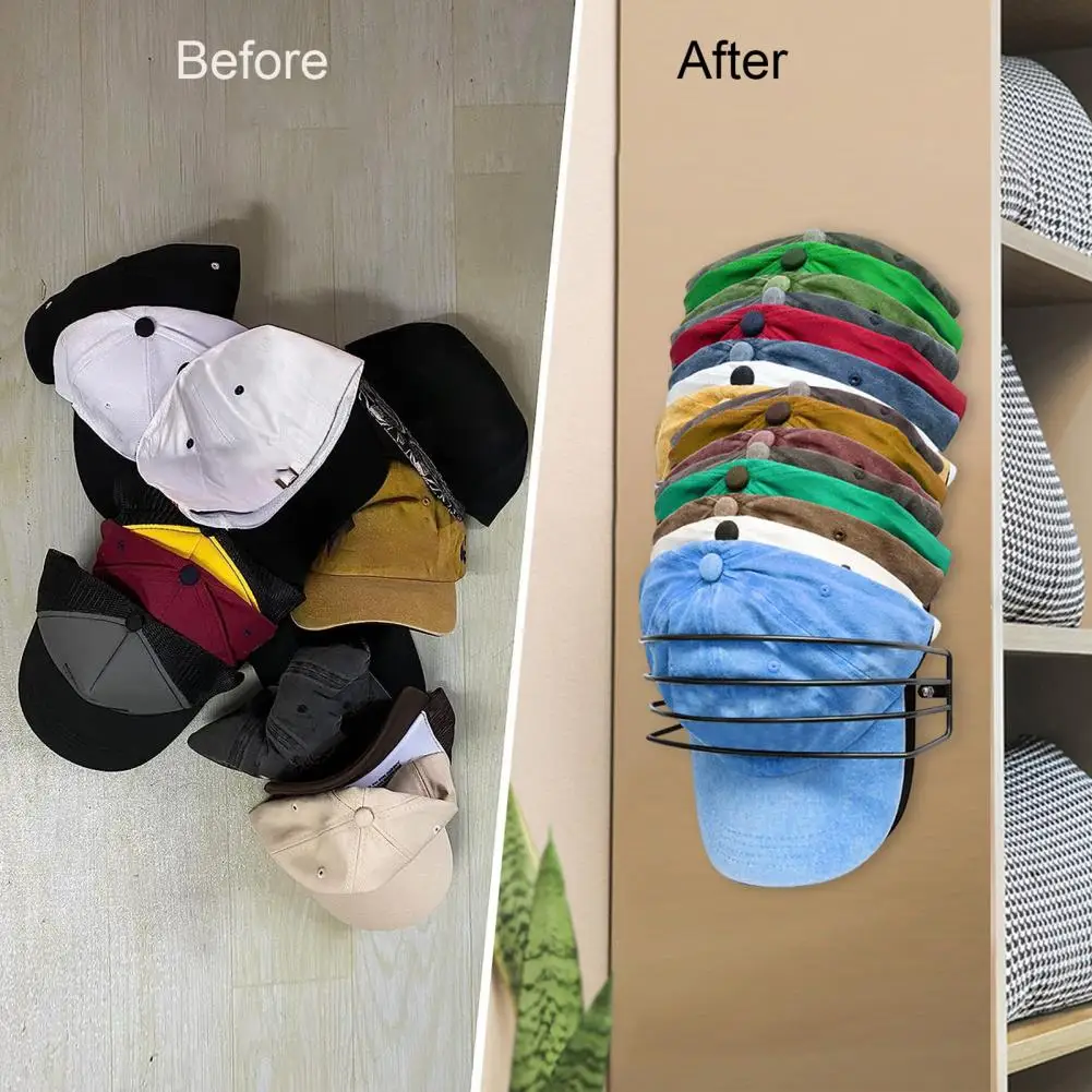Wall Hat Racks Hat Racks Metal Hat Organizers Wall Mounted Door Hangers for Baseball Caps Storage Strong Load Bearing Holds Up
Wall Hat Racks Hat Racks Metal Hat Organizers Wall Mounted Door Hangers for Baseball Caps Storage Strong Load Bearing Holds Up