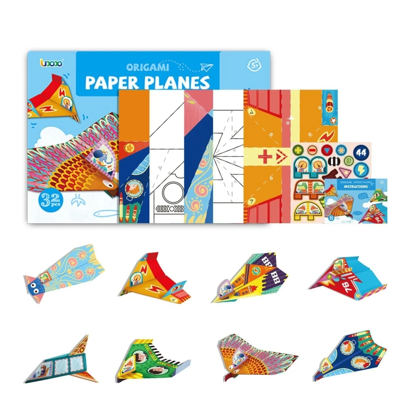 YYDS Kids Craft Paper Набор складных самолетов с фигурными свободными краями для детского сада оригами
YYDS Kids Craft Paper Набор складных самолетов с фигурными свободными краями для детского сада оригами