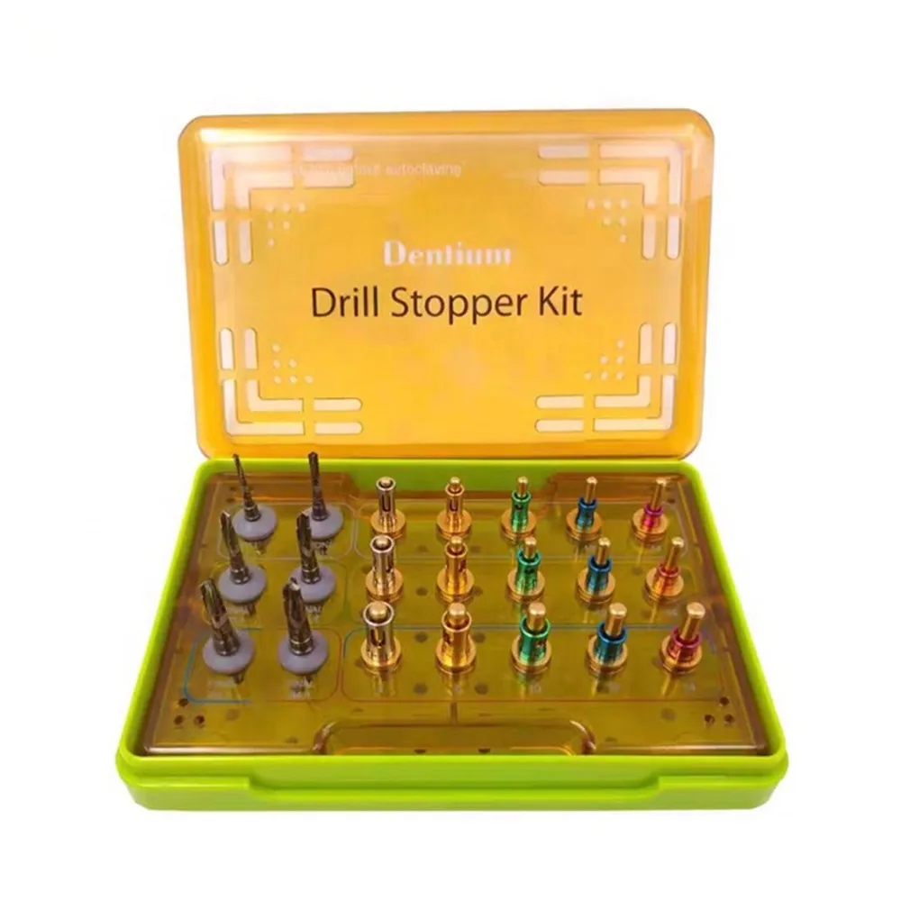 Surgery Instrument Kit Implantium Tool Dentium Dental Implant Integral Stopper Drills Kit Dental Implant Drill Stopper Kit
Surgery Instrument Kit Implantium Tool Dentium Dental Implant Integral Stopper Drills Kit Dental Implant Drill Stopper Kit