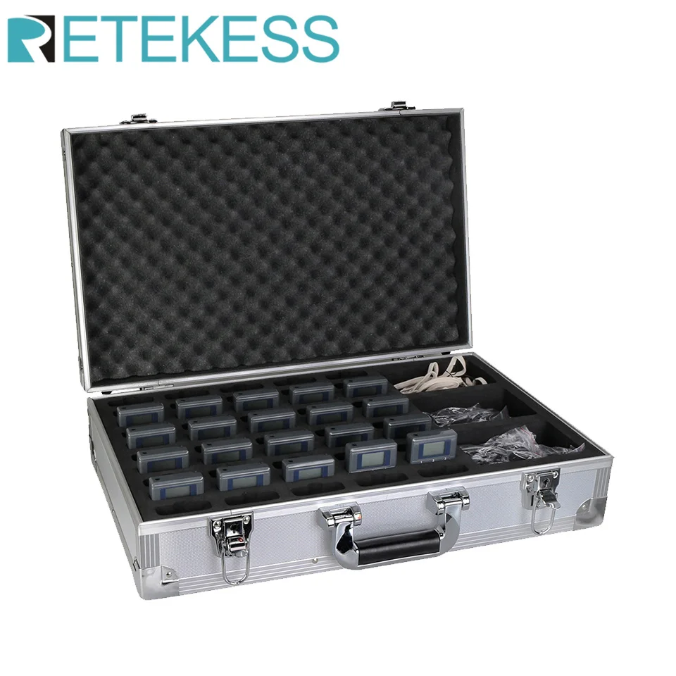 RETEKESS PR13 Charge Case Storage Box 50 Slot For PR13 /V112 Radio Receiver Wireless Tour Guide System
RETEKESS PR13 Charge Case Storage Box 50 Slot For PR13 /V112 Radio Receiver Wireless Tour Guide System