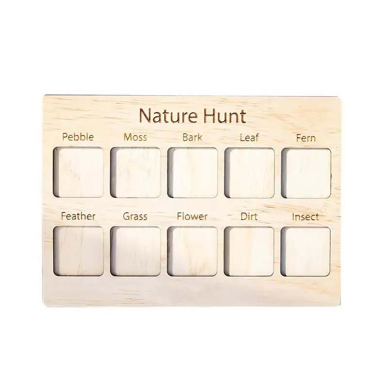 Plants Outdoor Experiment Teaching Wooden Tool Plant Identification Outdoor Exploration Hunt Board early education for kids
Plants Outdoor Experiment Teaching Wooden Tool Plant Identification Outdoor Exploration Hunt Board early education for kids