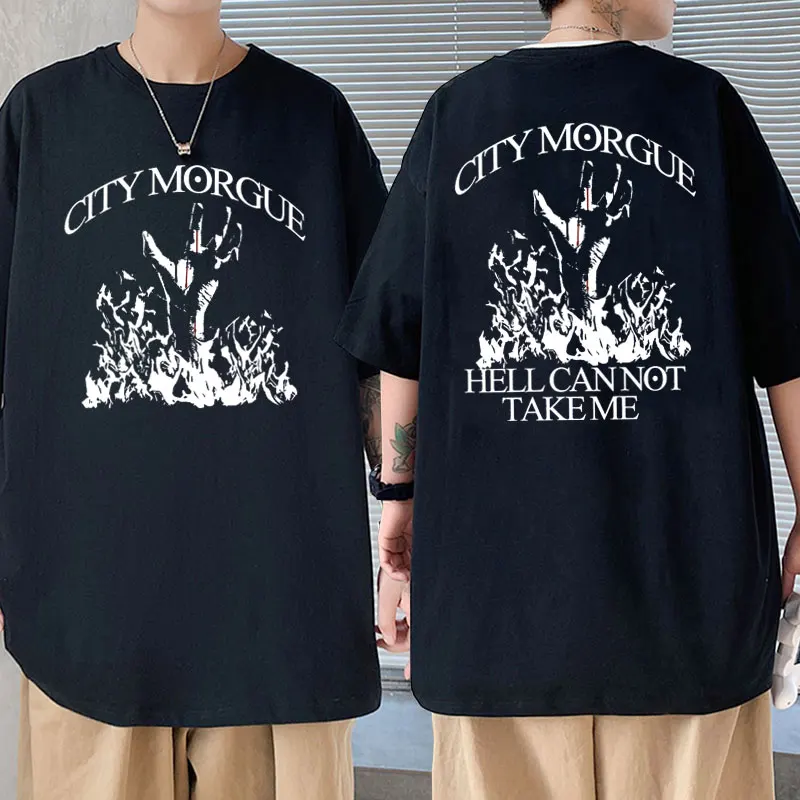 Awesome Rapper City Morgue Hell Cannot Take Me T Shirt Men Hip Hop Vintage Pure Cotton Short Sleeve T-shirts Summer Streetwear
Awesome Rapper City Morgue Hell Cannot Take Me T Shirt Men Hip Hop Vintage Pure Cotton Short Sleeve T-shirts Summer Streetwear