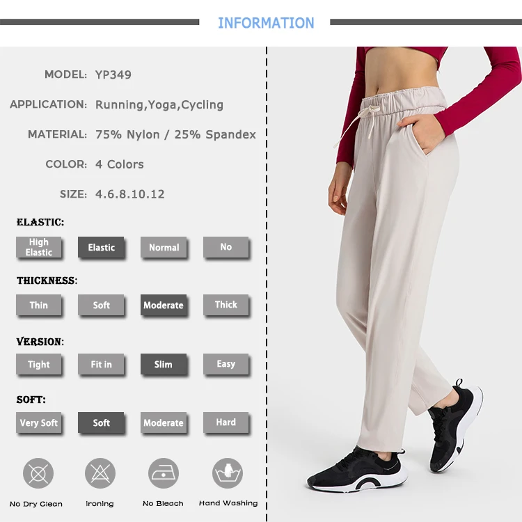 Straight-Leg Mid-Rise Pant Regular Smooth Sweat-wicking Feels Cool to The Touch Yoga Pants Women Running Jogger With Pocket
Straight-Leg Mid-Rise Pant Regular Smooth Sweat-wicking Feels Cool to The Touch Yoga Pants Women Running Jogger With Pocket