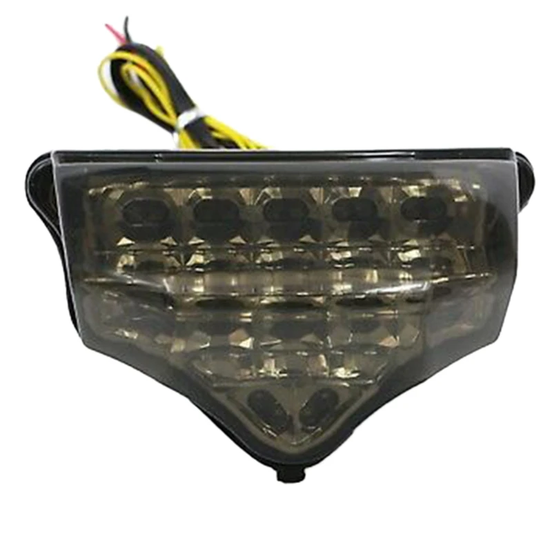 Motorcycle Rear Tail Light Integrated Rear LED Turn Signal for Yamaha FZ6 FAZER 2004-2008 (Black)
Motorcycle Rear Tail Light Integrated Rear LED Turn Signal for Yamaha FZ6 FAZER 2004-2008 (Black)