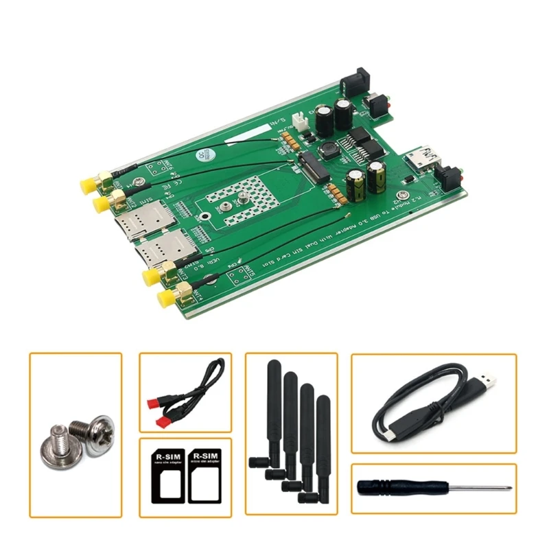 Модуль M.2 NGFF 5G к адаптеру USB3.0 Конвертер беспроводных карт M.2 Risers T5EE
Модуль M.2 NGFF 5G к адаптеру USB3.0 Конвертер беспроводных карт M.2 Risers T5EE