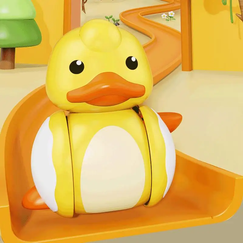 

Wobbler Toy Duck Bathtub Toy Push Toy Tumblers Toy Early Education Puzzle Slide Toy For Fun Animal Toy