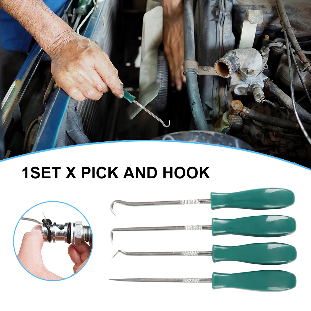 4 Pieces 130 mm Long Pick and Hook Set Car Auto Oil Seal O-Ring Seal Gasket Puller Pick Tools Car Disassembly Tools Accessories
4 Pieces 130 mm Long Pick and Hook Set Car Auto Oil Seal O-Ring Seal Gasket Puller Pick Tools Car Disassembly Tools Accessories